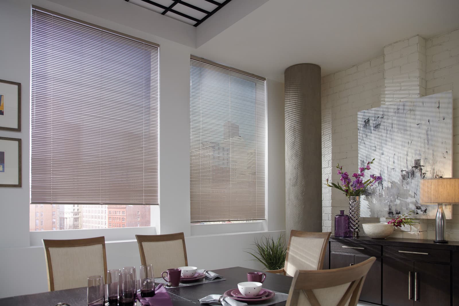 Modern Precious Metals aluminum blinds