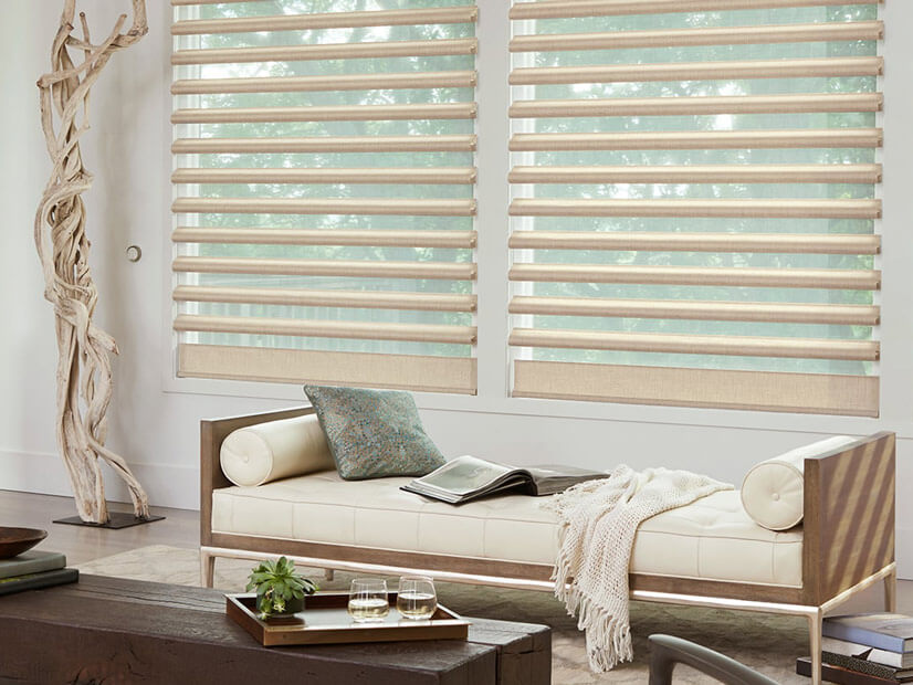 Pirouette Shades in a sitting room
