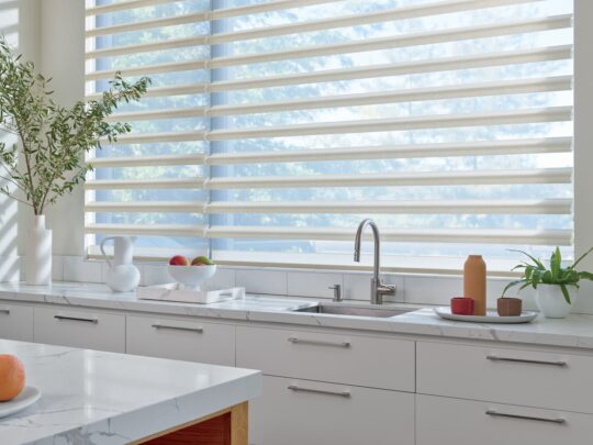 Pirouette Window Shadings stria kitchen medium detail Pirouette® Window Shadings
