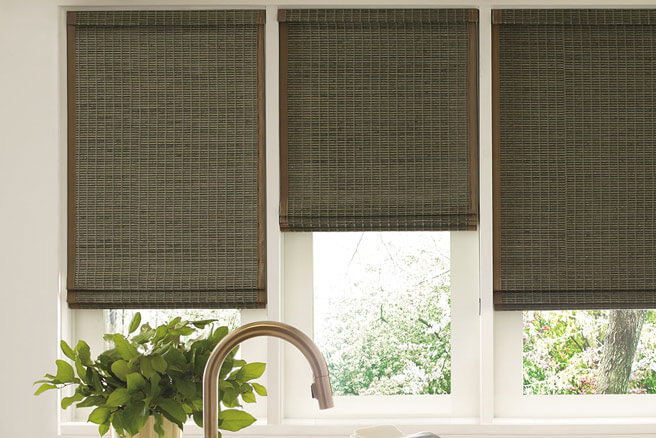Provenance Bamboo Blinds in Mindanao Graphite