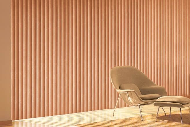 Somner vertical blinds from Hunter Douglas
