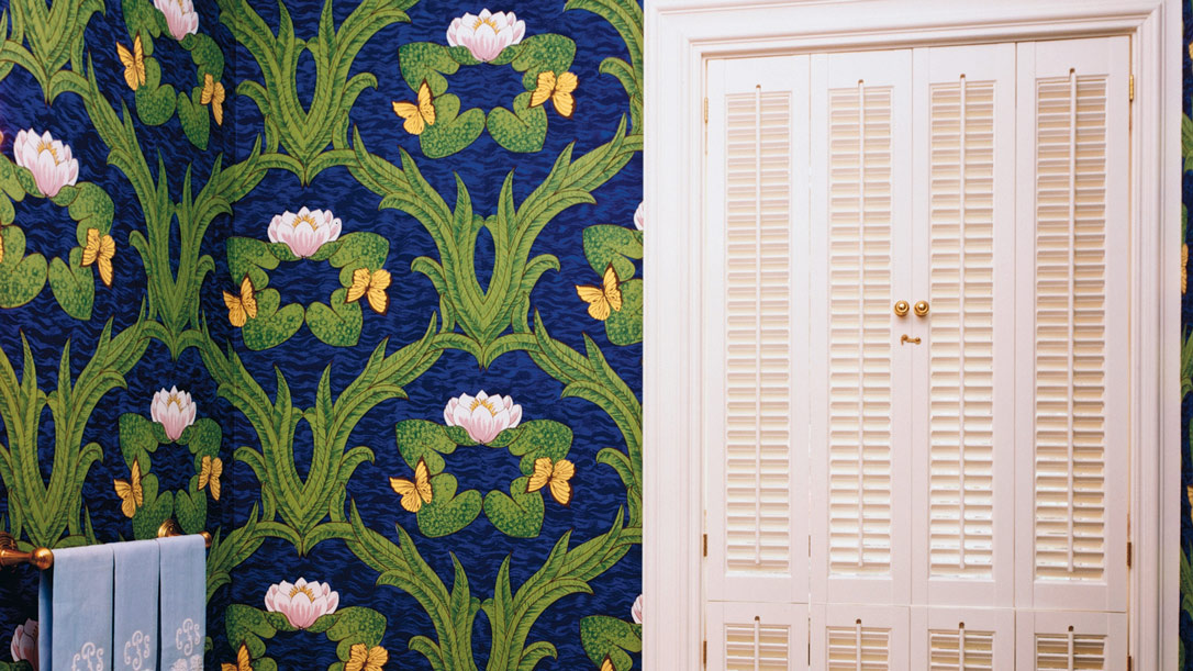 Traditional Shutters in Bathroom