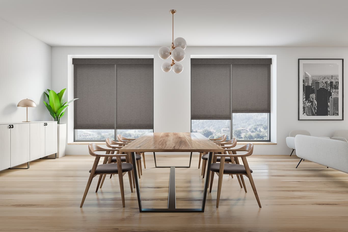 Portfolio by Louver Shop designer roller shades