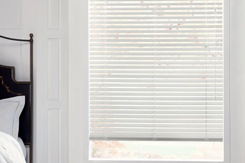 White Parkland Blinds