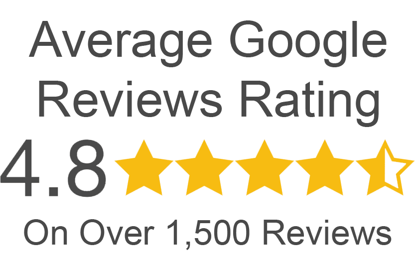 Average Google Reviews Rating: 4.8