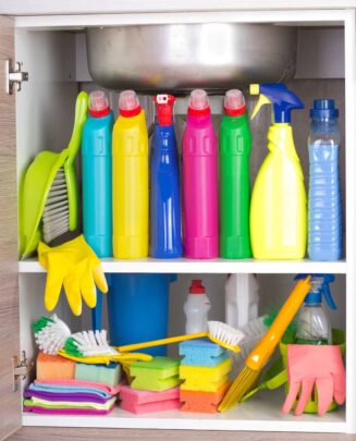 household cleaning supplies