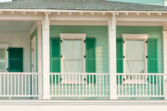 Exterior Louvered Shutters