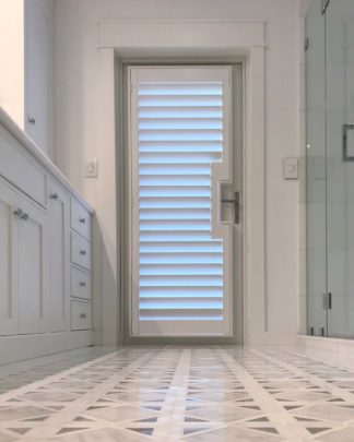 Plantation Shutters On Door