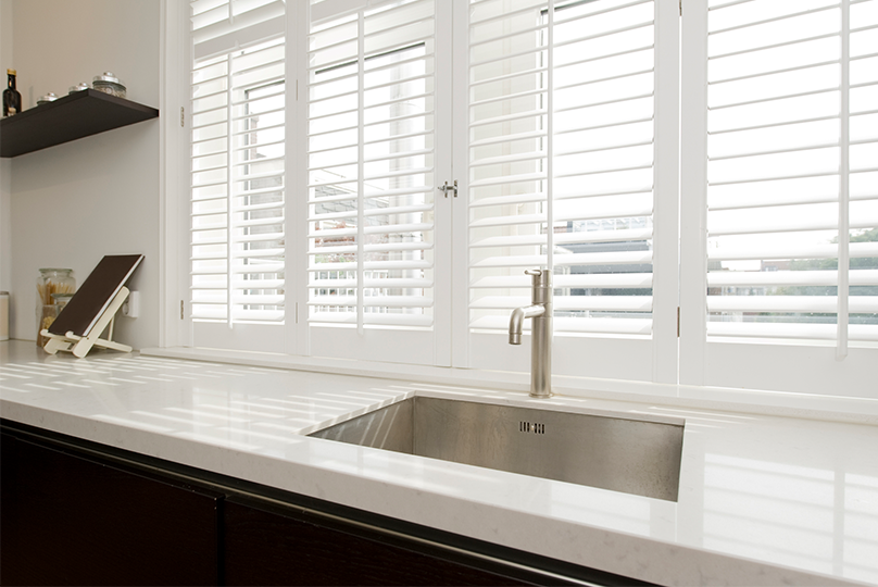 Shutters of Kitchen Sink