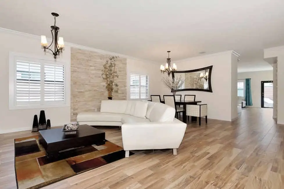 white shutters in a living room